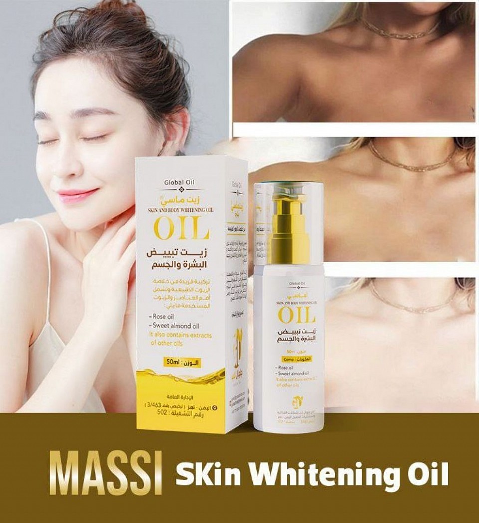 . Massi oil for whitening body and face